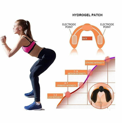 Electric Buttock Trainer Muscle Stimulator for Hips Lift and Firming