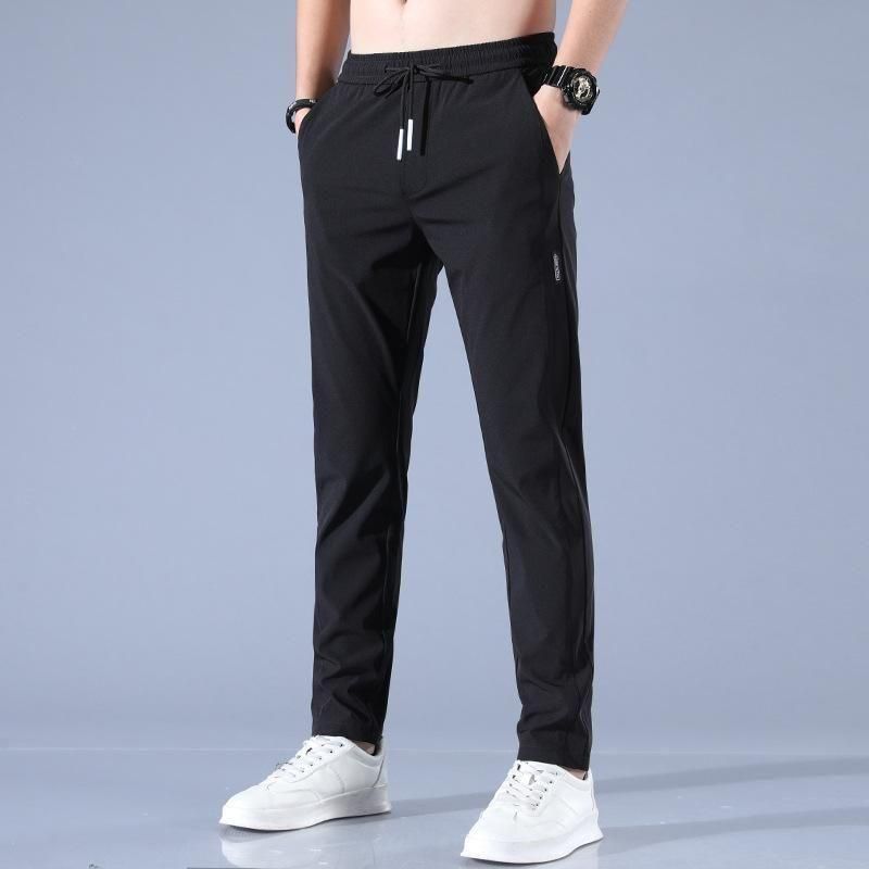 Men's Solid Black & Grey Track Pants Pack of 2